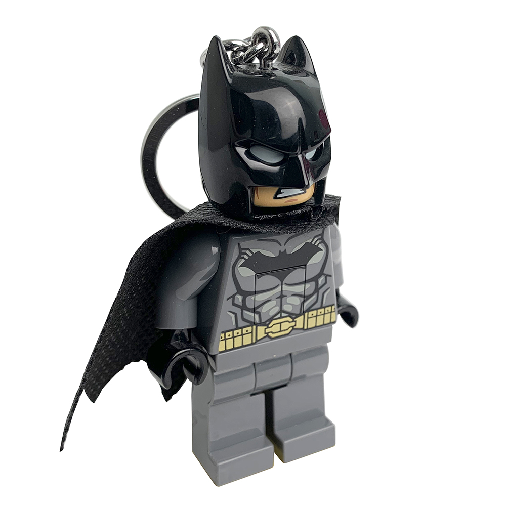 LEGO DC Super Heroes Batman LEGO Minifigure Key Light Keyring Grey Suit - Image 6
