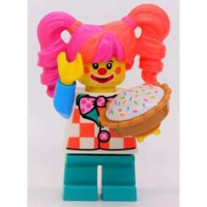 LEGO City Small Clown Girl Minifigure 2023 BAM - Image 1