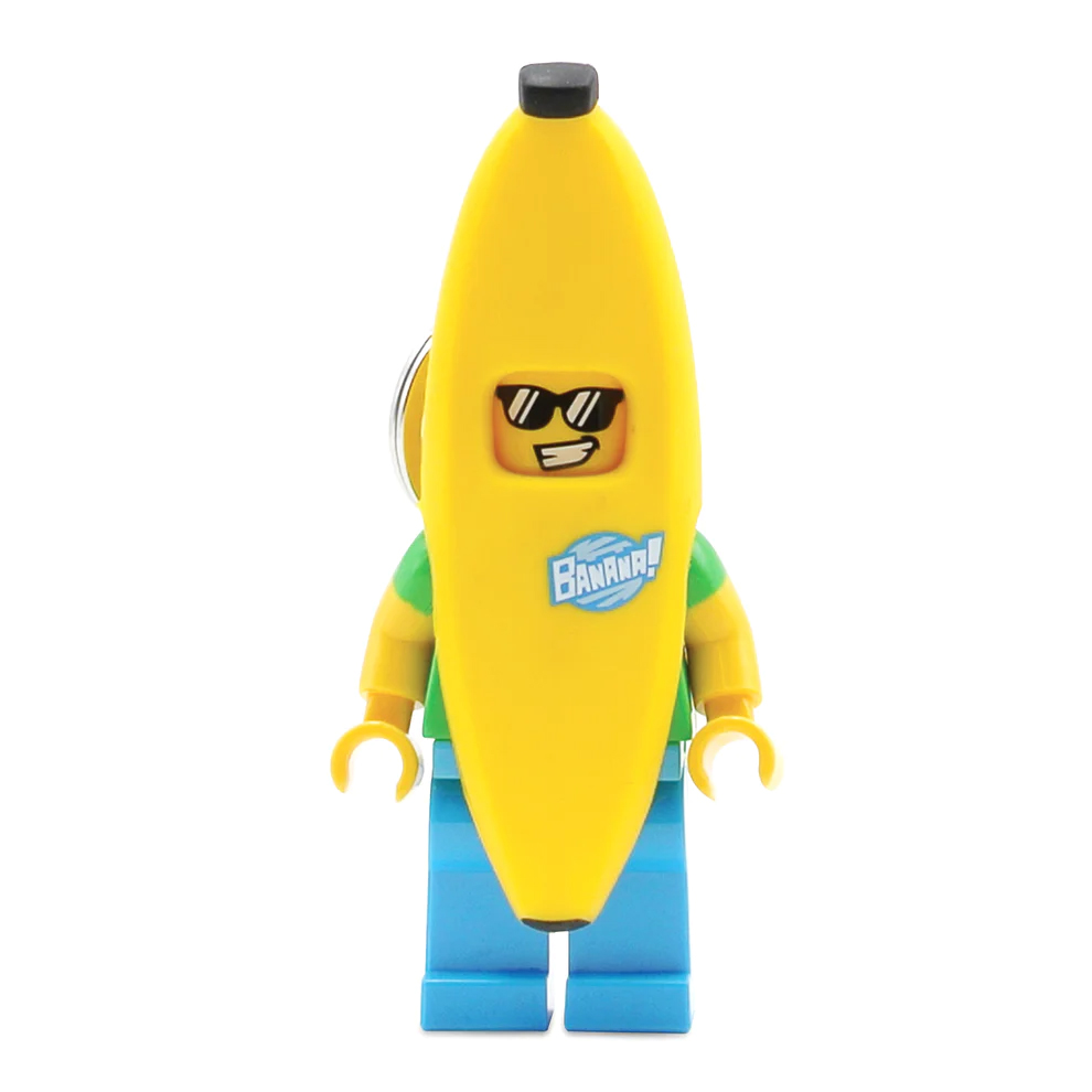 LEGO Banana Suit Guy Classic LEGO Minifigure Key Light Keyring - Image 5
