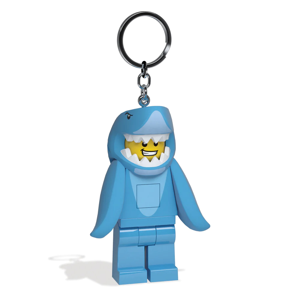 LEGO Shark Suit Guy Classic LEGO Minifigure Key Light Keyring - Image 6