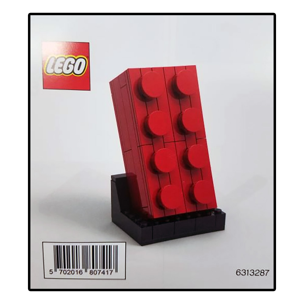 LEGO Creator Buildable 2 x 4 Red Brick Promotional Set 6313287 6313291 5006085 - Image 3