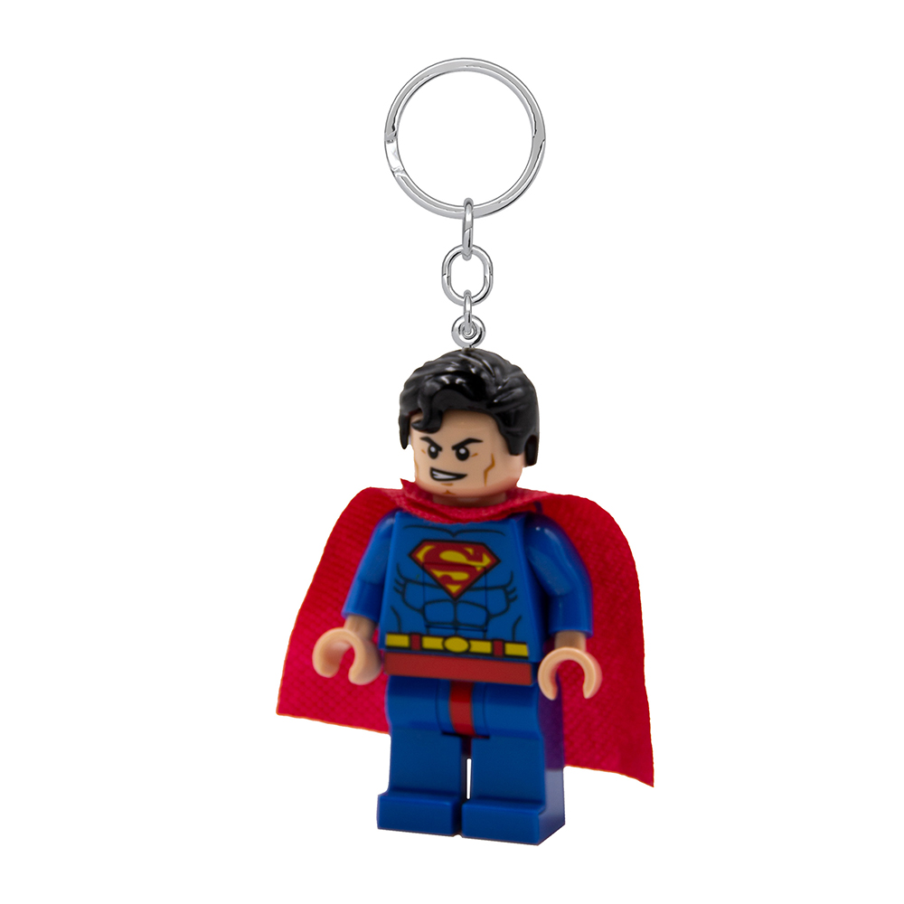 LEGO DC Super Heroes Superman Minifigure Key Light (Keyring / Keychain) - Image 7