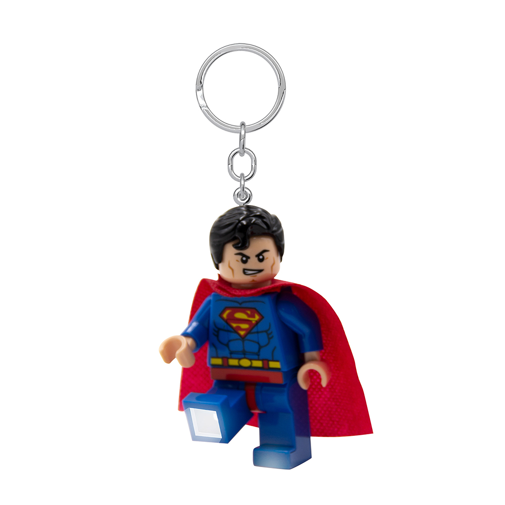 LEGO DC Super Heroes Superman Minifigure Key Light (Keyring / Keychain) - Image 8