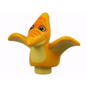 LEGO DUPLO Jurassic World Bright Light Orange Pteranodon Baby Dinosaur Minifigure From 10938 - Image 1