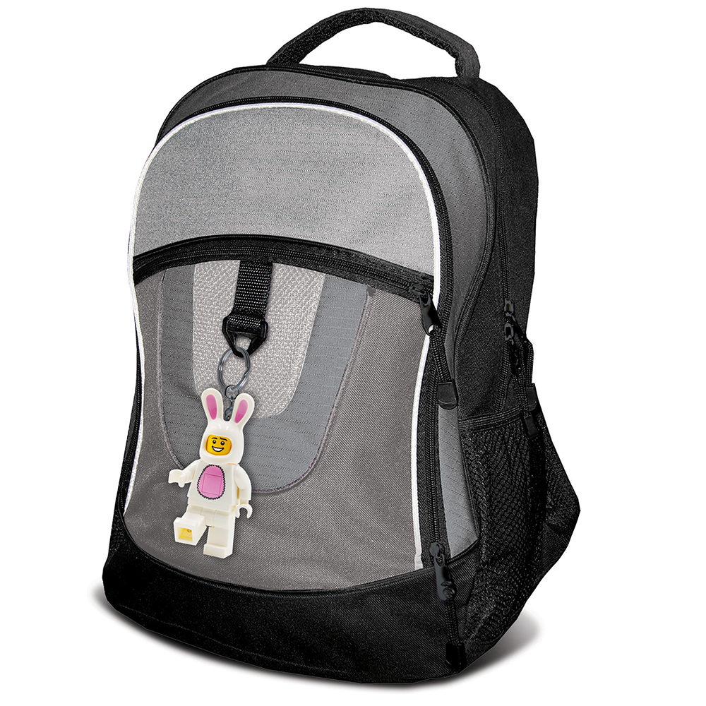 LEGO Easter Bunny Suit Guy Minifigure Iconic Key Light - White (Keyring / Keychain) - Image 9