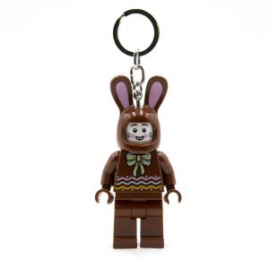 LEGO Easter Chocolate Bunny Minifigure Iconic Key Light - Brown (Keyring / Keychain) - Image 5