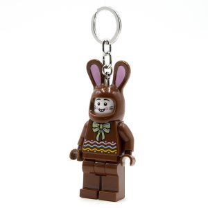 LEGO Easter Chocolate Bunny Minifigure Iconic Key Light - Brown (Keyring / Keychain) - Image 7