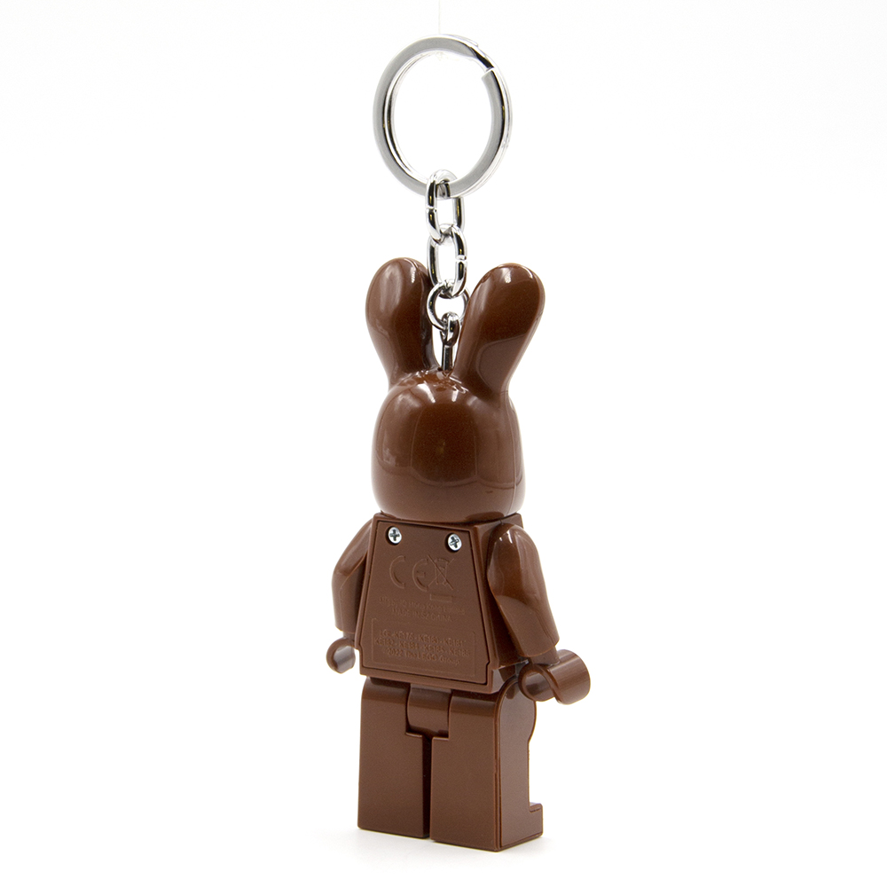 LEGO Easter Chocolate Bunny Minifigure Iconic Key Light - Brown (Keyring / Keychain) - Image 8