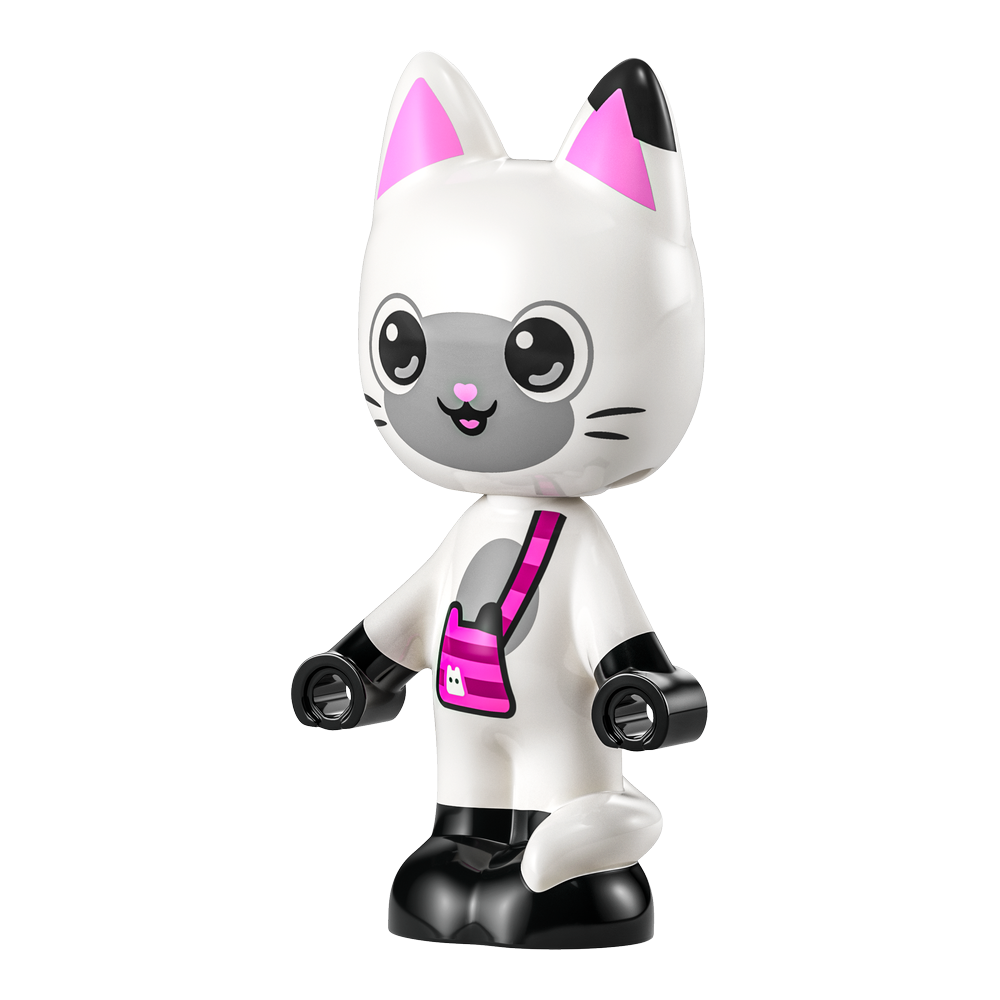 LEGO Gabby’s Dollhouse Pandy Paws with Shoulderbag Print Minidoll Minifigure from 10788 - Image 2