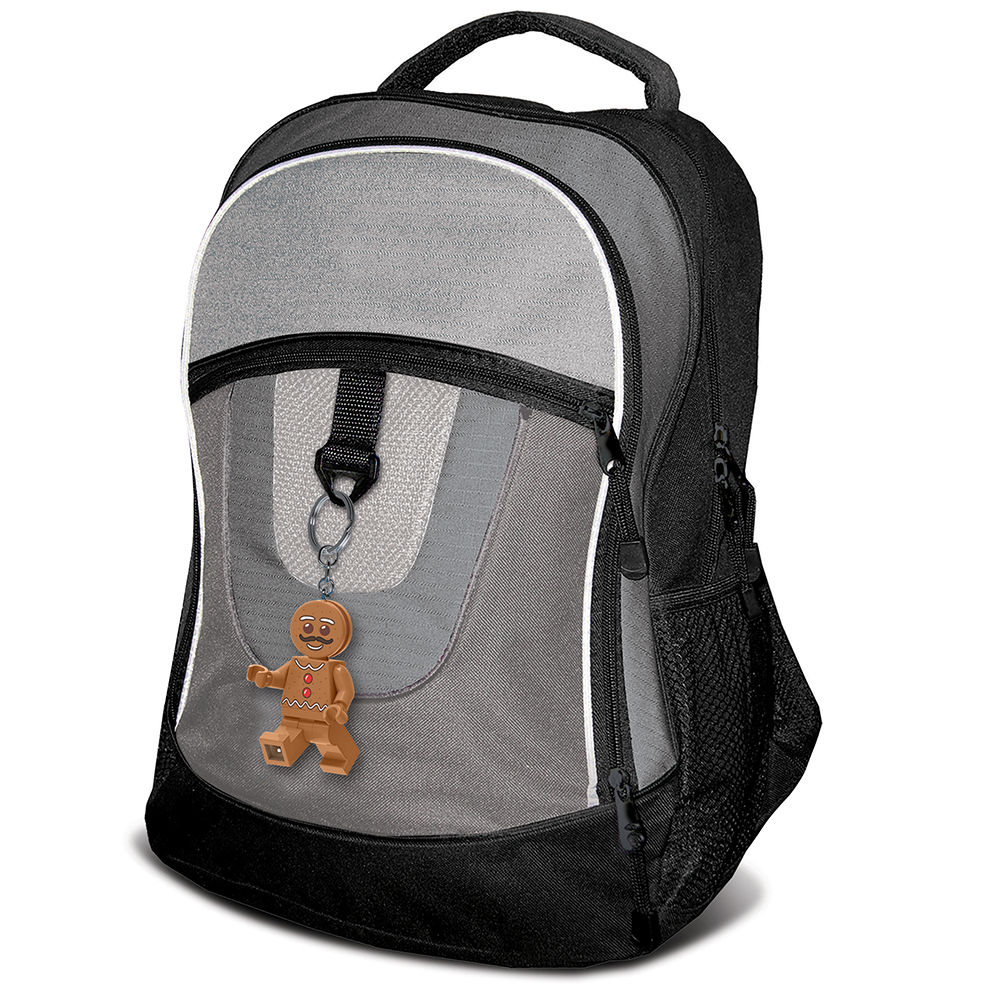 LEGO Gingerbread Man Christmas Minifigure Iconic Key Light (Keyring / Keychain) - Image 7