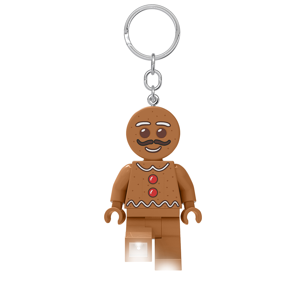 LEGO Gingerbread Man Christmas Minifigure Iconic Key Light (Keyring / Keychain) - Image 8
