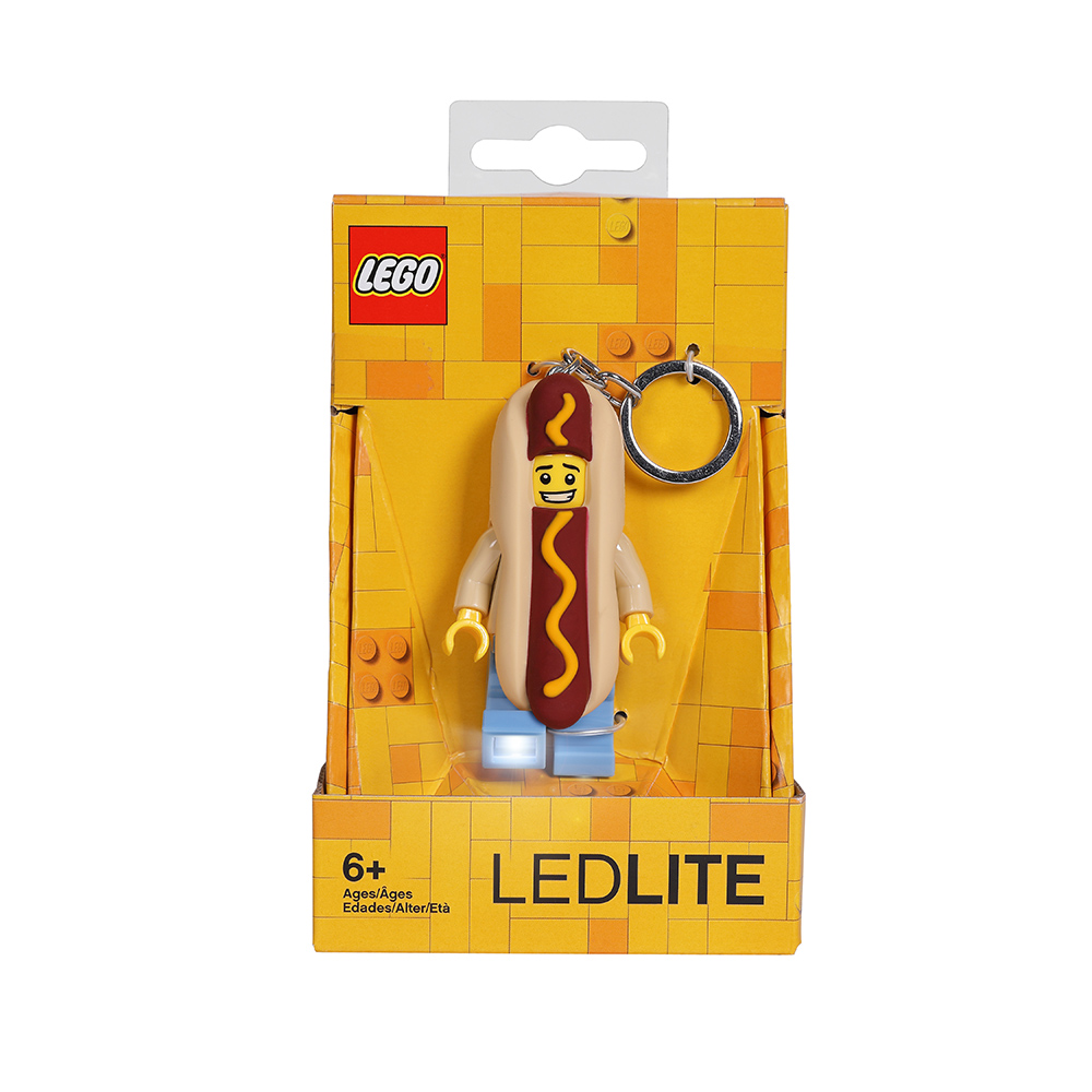 LEGO Minifigure Suit Characters 4 Pack of Classic LEGO Minifigures Key Light Keyrings - Image 5