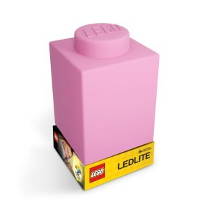 LEGO Iconic Pink 1x1 Silicone Brick Night Light (Night Lite) - Image 1