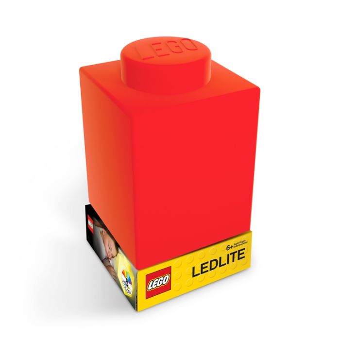 LEGO Iconic Red 1x1 Silicone Brick Night Light (Night Lite) - Image 1