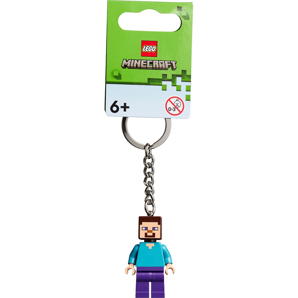 LEGO MINECRAFT Steve Minifigure Keyring 854243 - Image 1