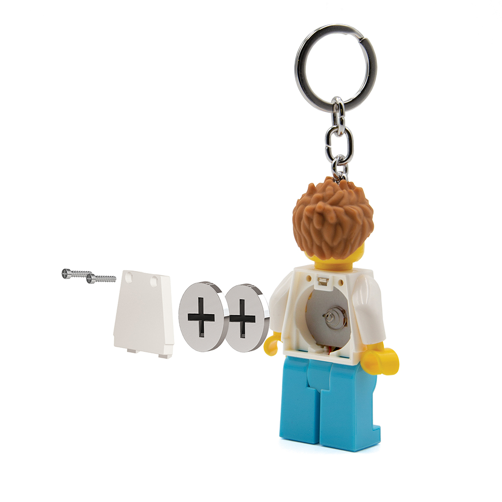 LEGO Male Doctor Minifigure Iconic Key Light (Keyring / Keychain) - Image 5