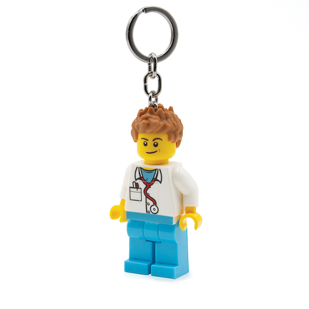 LEGO Male Doctor Minifigure Iconic Key Light (Keyring / Keychain) - Image 7