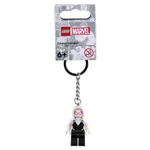 LEGO Marvel Super Heroes Ghost-Spider Minifigure Keyring LEGO Keychain 854292 - Image 1
