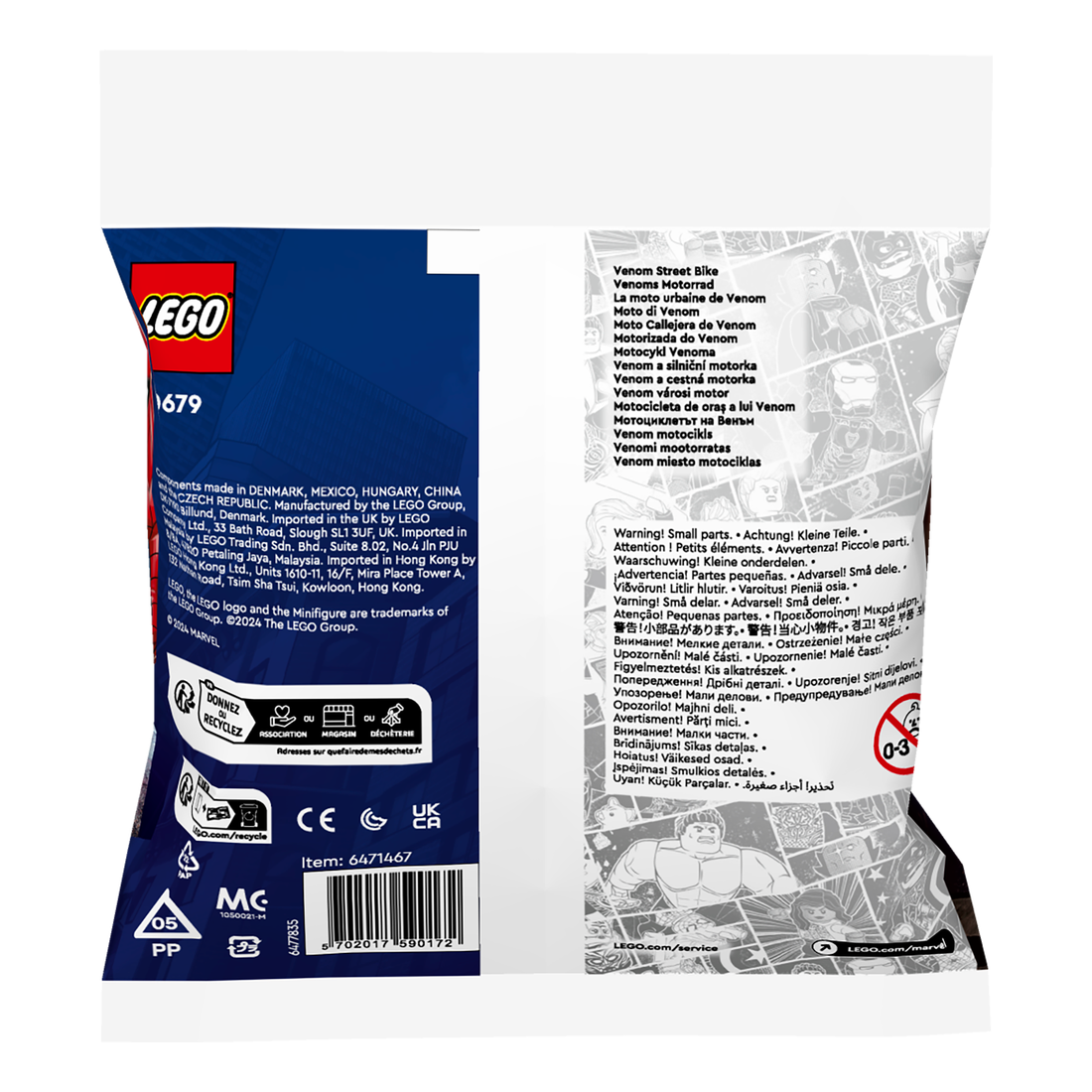 LEGO Marvel Super Heroes Venoms Street Bike Polybag Set 30679 - Image 4