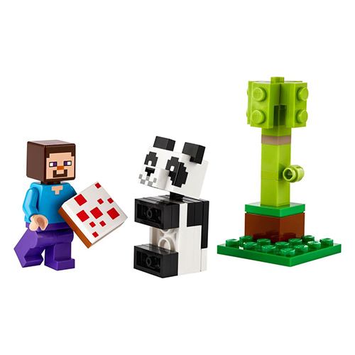 LEGO Minecraft Steve and Baby Panda Polybag Set 30672 - Image 2