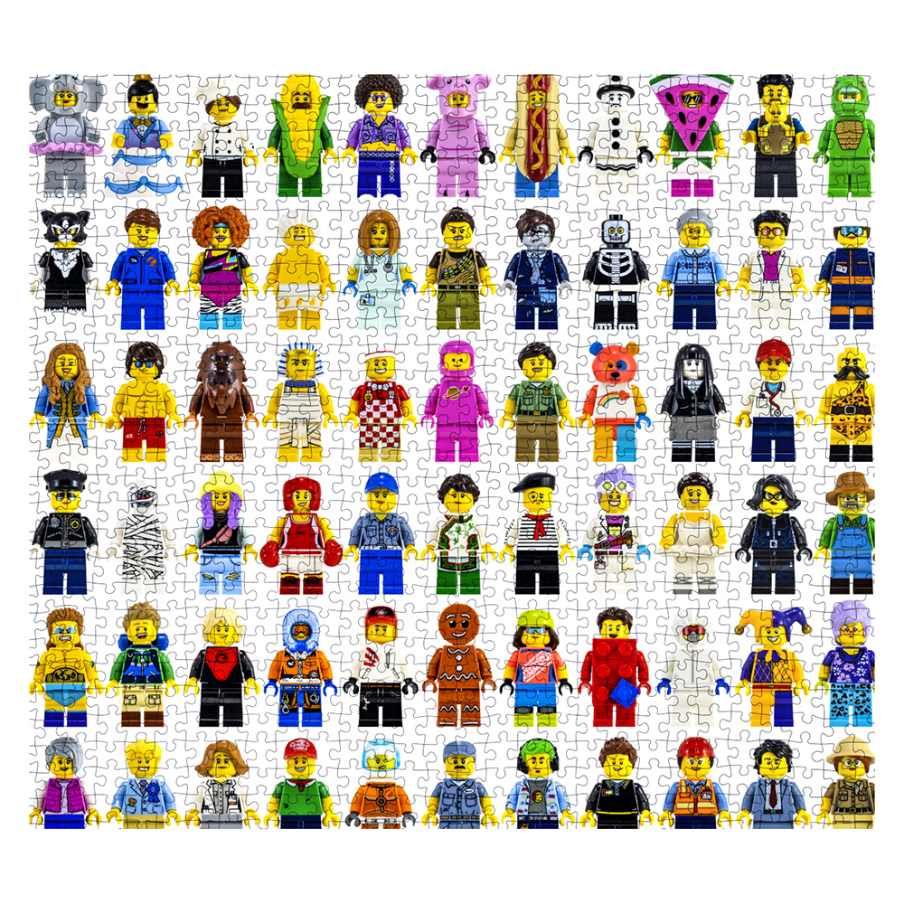 LEGO Minifigure 1000-Piece LEGO Puzzle - Image 2