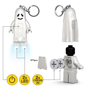 LEGO Monster Ghost Minifigure Iconic Key Light (Keyring / Keychain) - Image 4