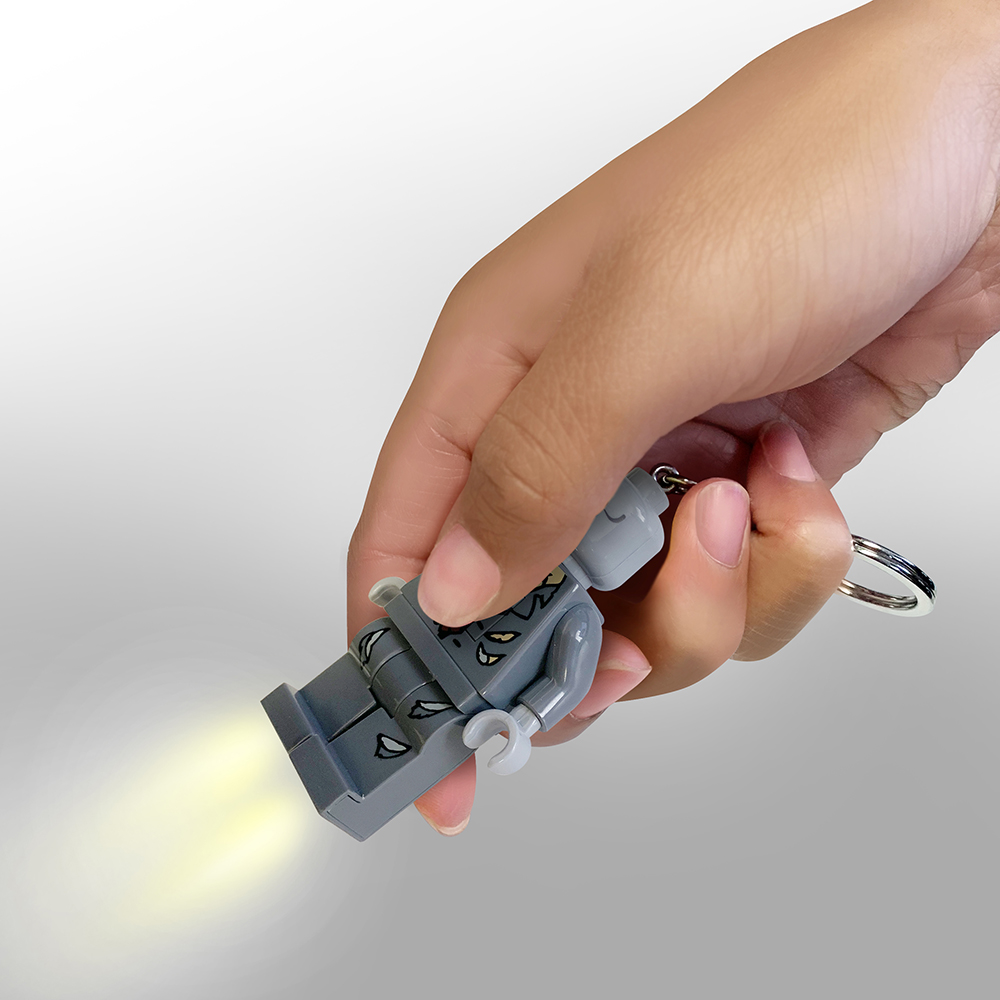 LEGO Monster Zombie Minifigure Iconic Key Light (Keyring / Keychain) - Image 6