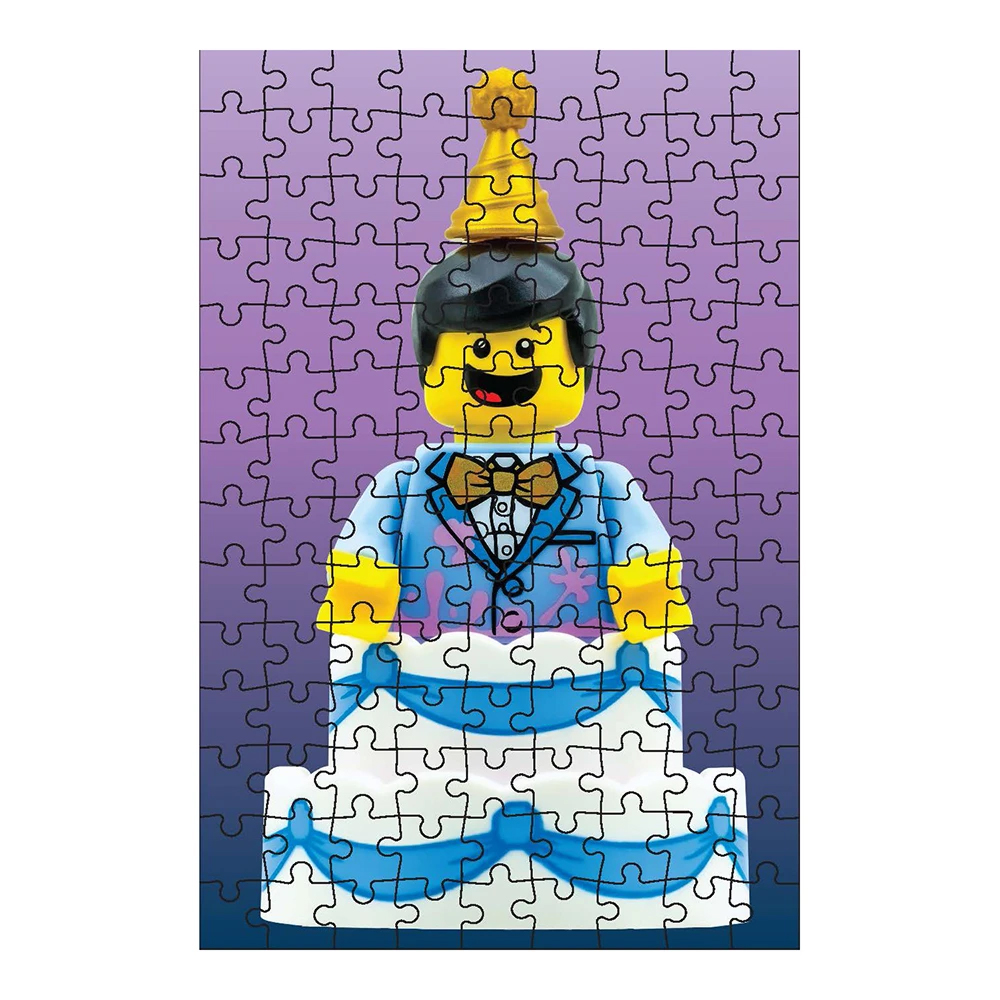 Complete Set of 6 Puzzles - LEGO Mystery Minifigure Puzzles Blue Edition 126 Pieces LEGO Puzzle - Image 2