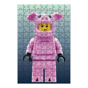 Complete Set of 6 Puzzles - LEGO Mystery Minifigure Puzzles Blue Edition 126 Pieces LEGO Puzzle - Image 4