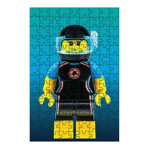 Complete Set of 6 Puzzles - LEGO Mystery Minifigure Puzzles Blue Edition 126 Pieces LEGO Puzzle - Image 5