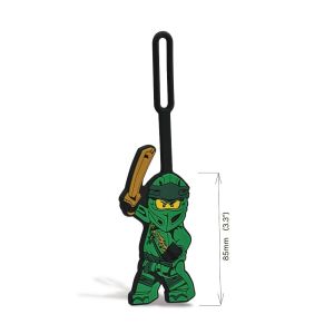 LEGO NINJAGO Lloyd Minifigure Bag Tag Luggage Label - Image 4