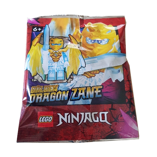 LEGO Ninjago Golden Dragon Zane Minifigure Paper Bag Foil Pack Set 892293 - Image 1