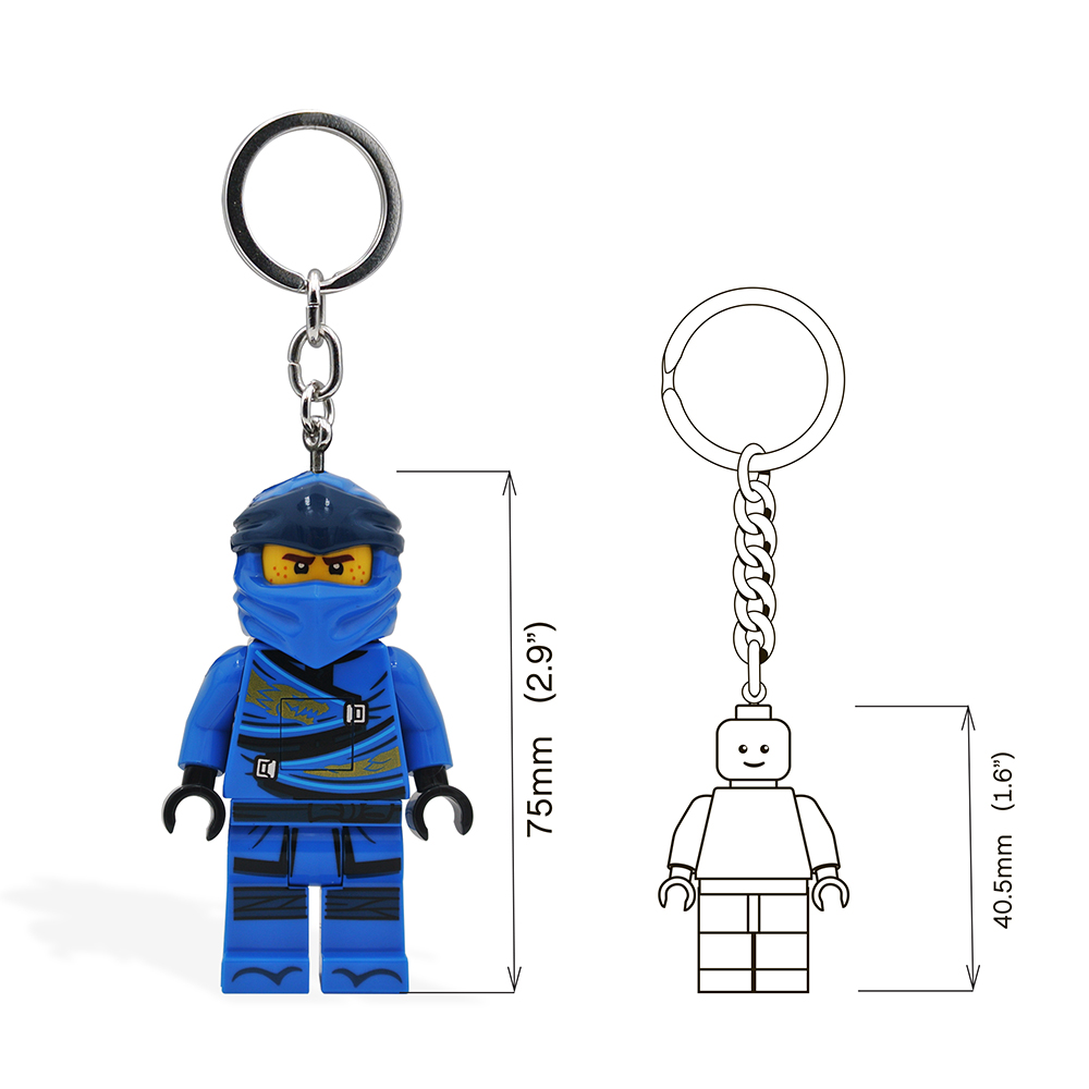 LEGO Ninjago Jay Minifigure Key Light (Keyring / Keychain) - Image 7