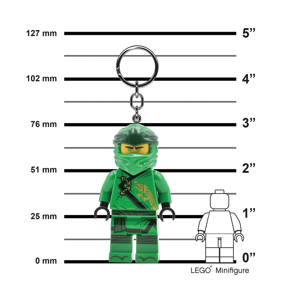 LEGO Ninjago Lloyd Minifigure Key Light (Keyring / Keychain) - Image 2