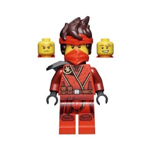 LEGO Ninjago Minifigure Kai The Island with Shoulder Pad from 71748 - Image 1