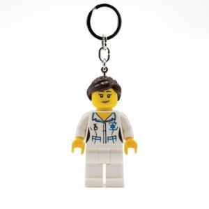 LEGO Nurse Minifigure Iconic Key Light (Keyring / Keychain) - Image 5