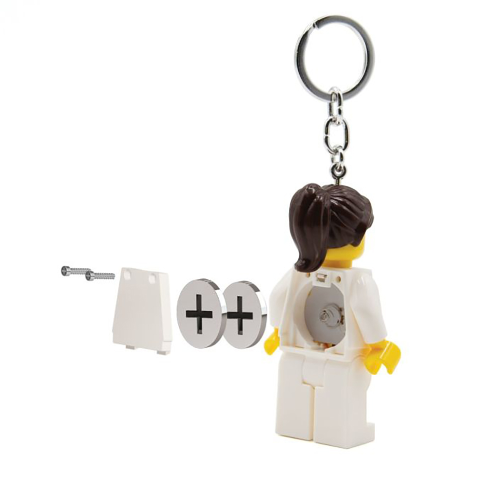 LEGO Nurse Minifigure Iconic Key Light (Keyring / Keychain) - Image 7