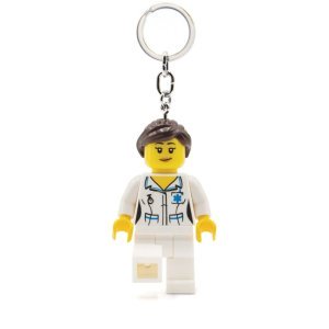 LEGO Nurse Minifigure Iconic Key Light (Keyring / Keychain) - Image 8
