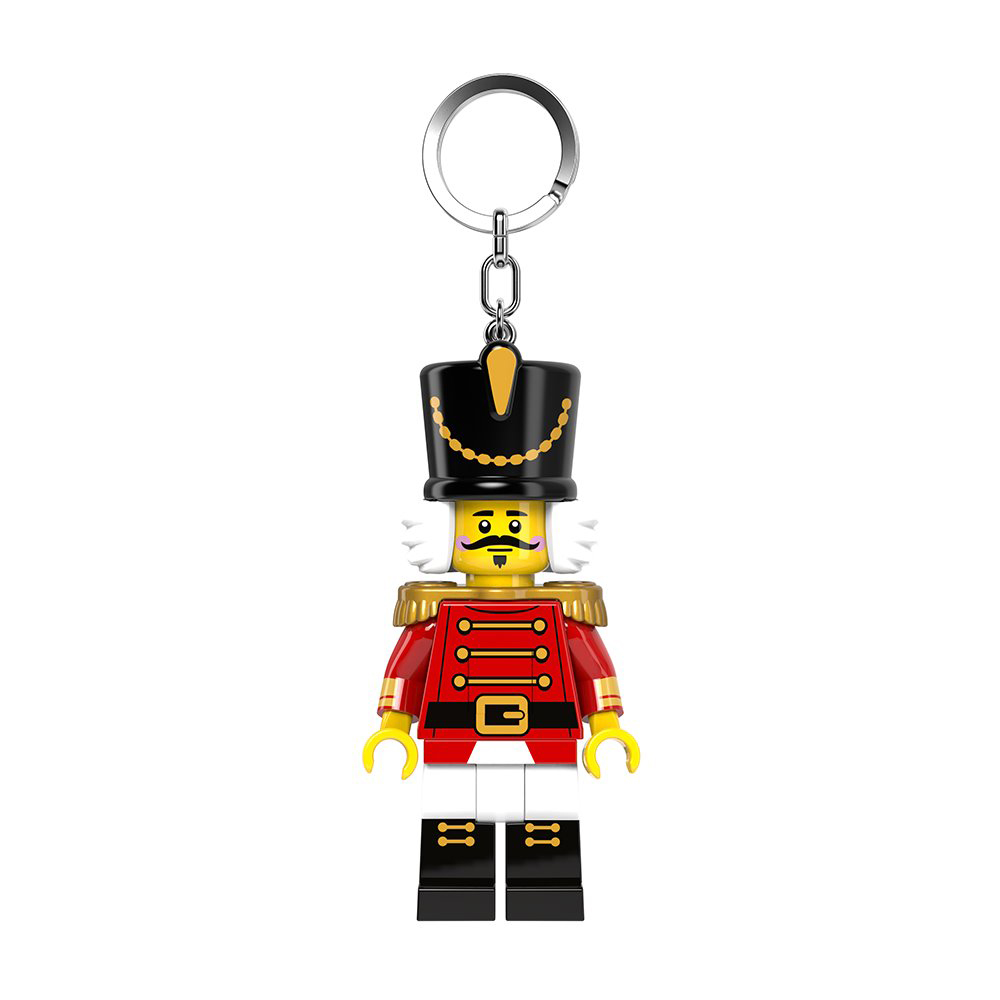 LEGO Iconic Nutcracker Minifigure Christmas Key Light (Keyring / Keychain) LED Lite - Image 2