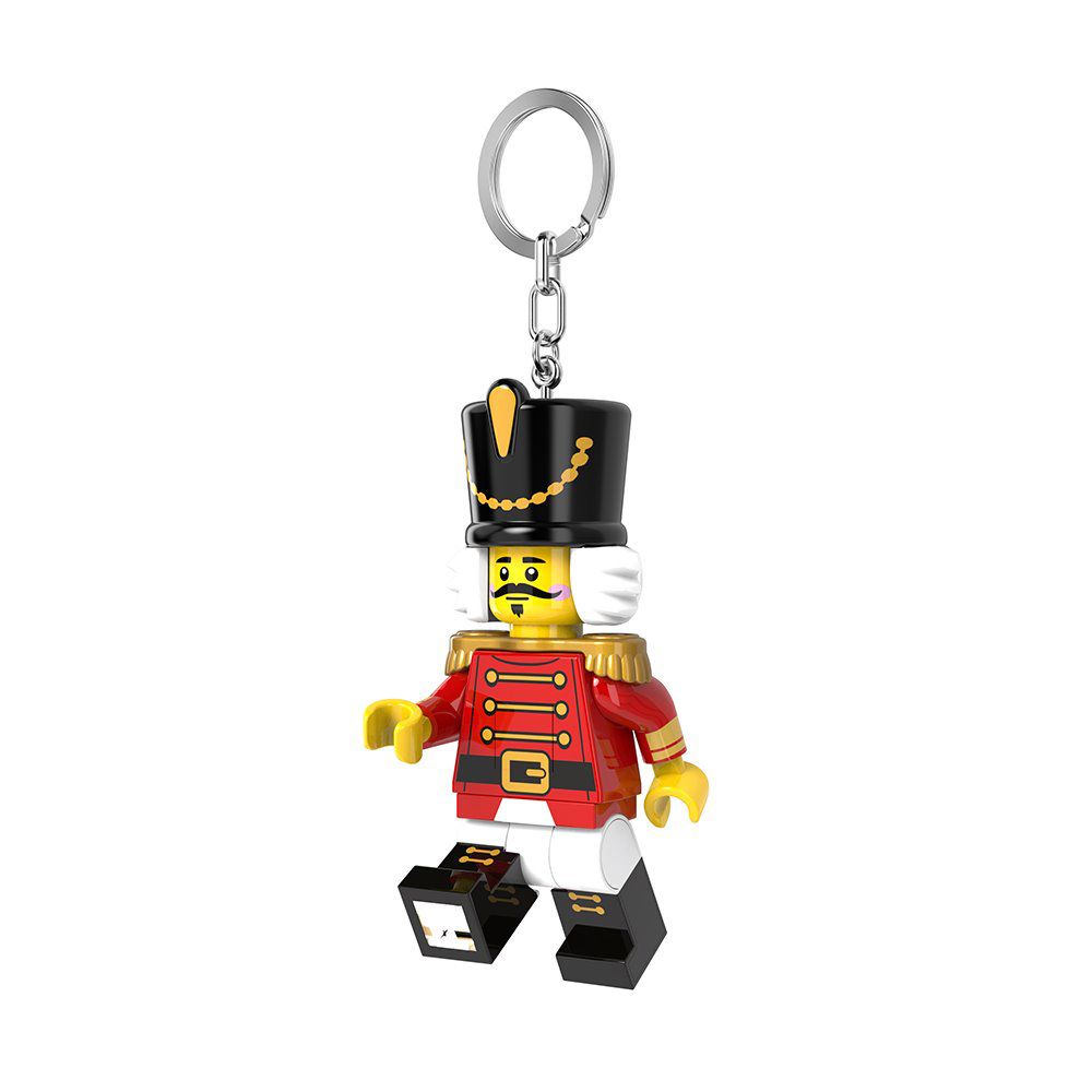 LEGO Iconic Nutcracker Minifigure Christmas Key Light (Keyring / Keychain) LED Lite - Image 3