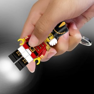 LEGO Iconic Nutcracker Minifigure Christmas Key Light (Keyring / Keychain) LED Lite - Image 6