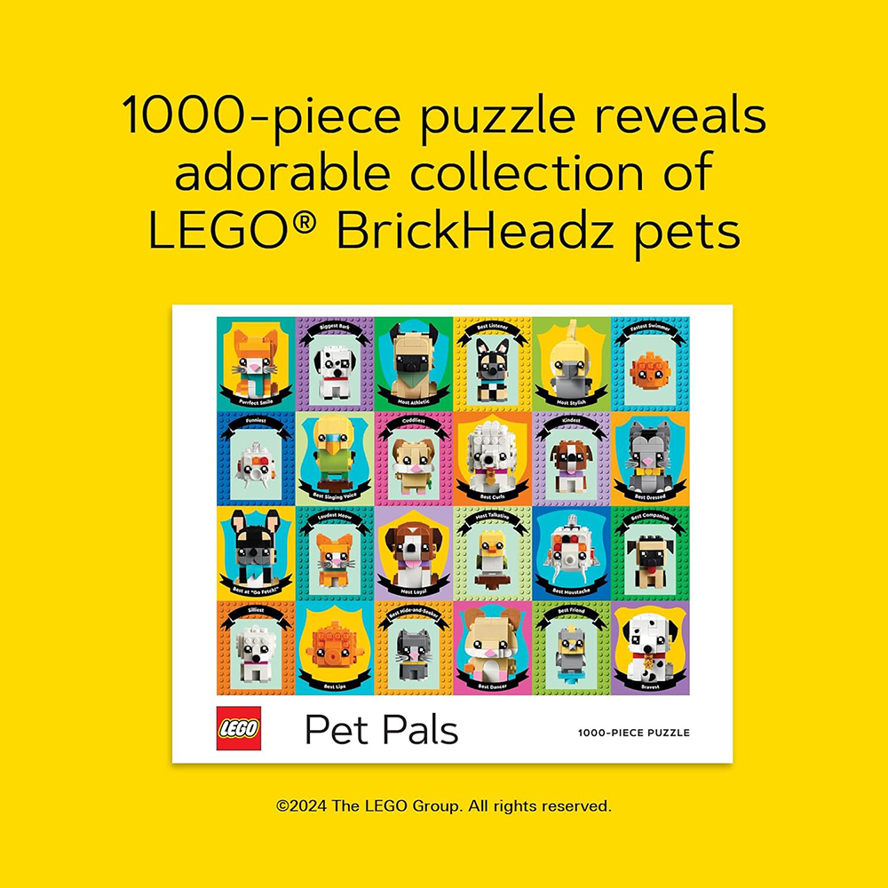 LEGO Pet Pals 1000 Piece LEGO Jigsaw Puzzle - Image 4