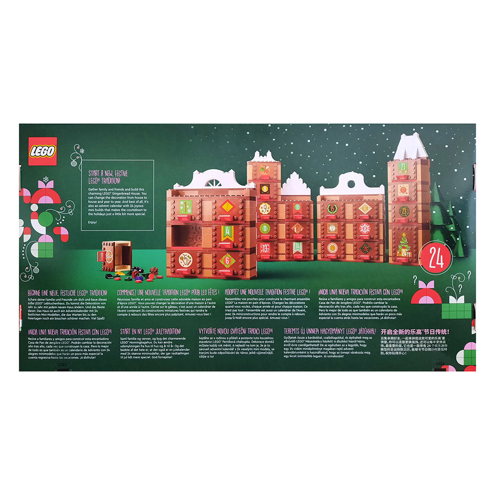 LEGO Seasonal Christmas Gingerbread House LEGO Employee Gift Promo Set With Xmas Card 4002023 - Image 2