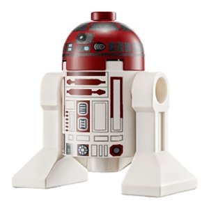 LEGO Star Wars Astromech Droid, R4-P17 Silver Band Minifigure from 75333 - Image 1