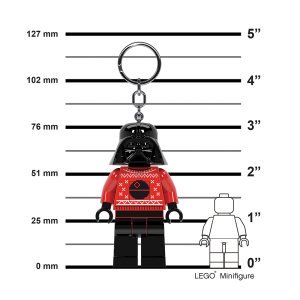 LEGO Star Wars Darth Vader Holiday Sweater Minifigure Key Light (Keyring / Keychain) - Image 2