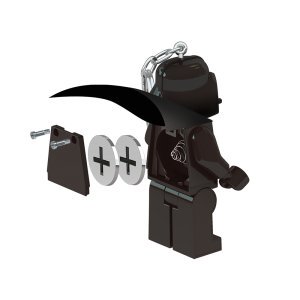 LEGO Star Wars Darth Vader Minifigure Key Light (Keyring / Keychain) - Image 5
