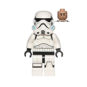 LEGO Star Wars Imperial Stormtrooper frown Minifigure from 75078 - Image 1