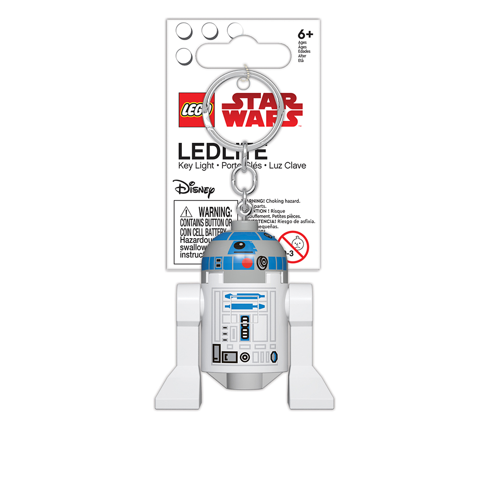 LEGO Star Wars R2-D2 Minifigure Key Light (Keyring / Keychain) - Image 1