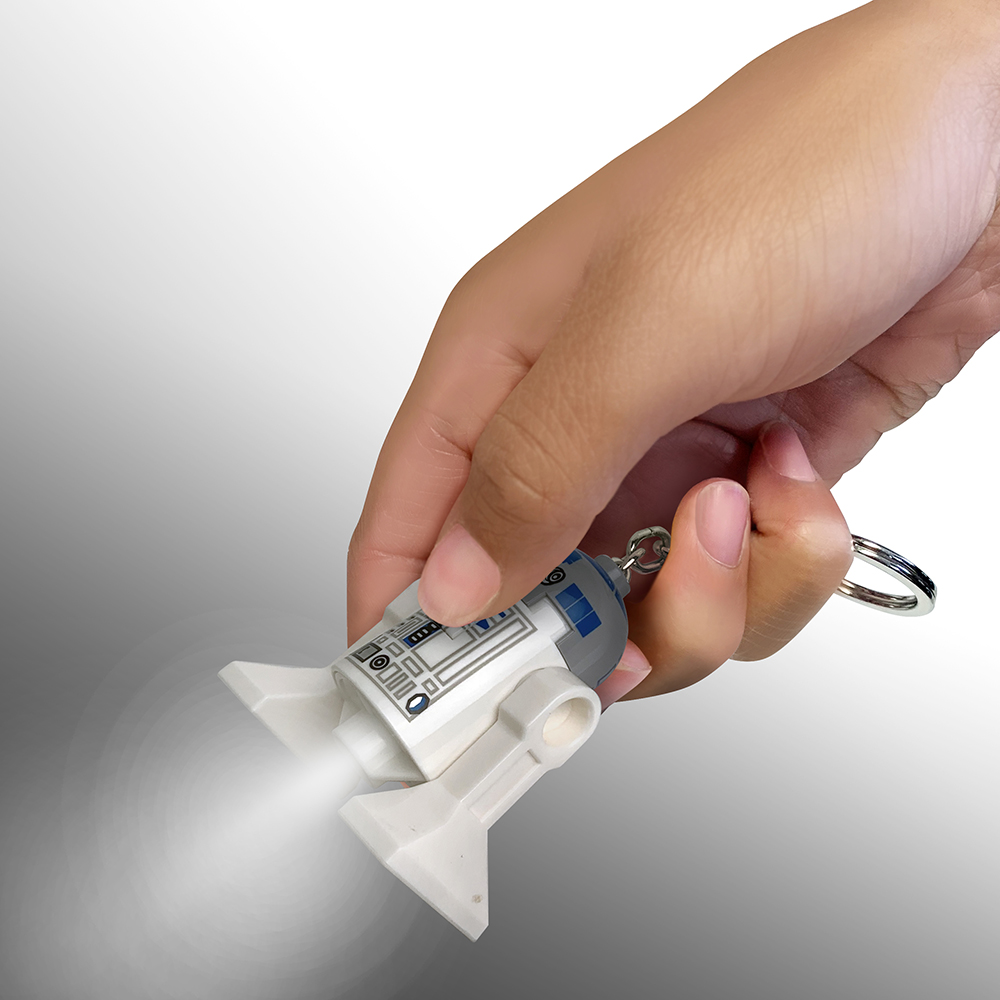 LEGO Star Wars R2-D2 Minifigure Key Light (Keyring / Keychain) - Image 5