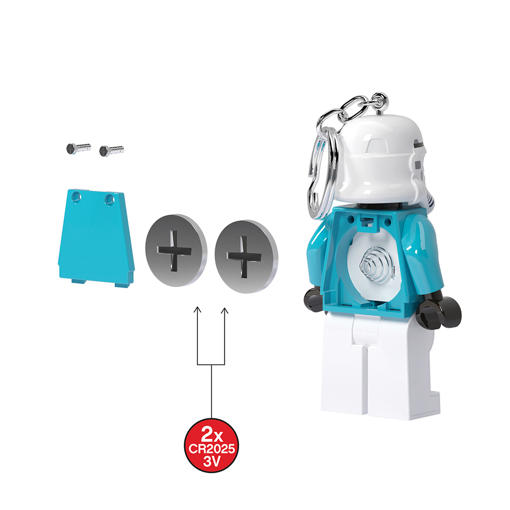 LEGO Star Wars Stormtrooper Holiday Sweater Minifigure Key Light (Keyring / Keychain) - Image 7
